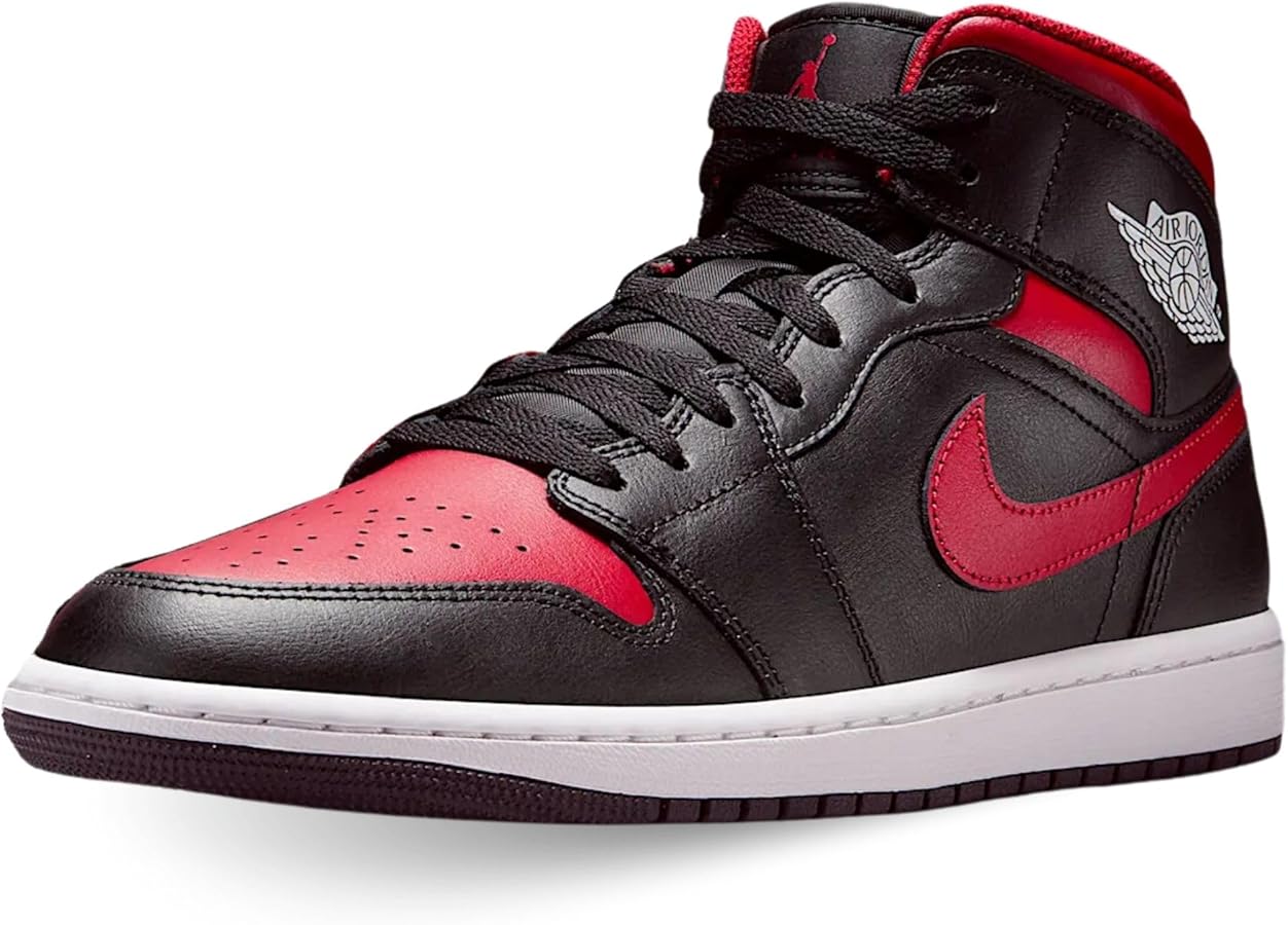 Amazon.com | Air Jordan 1 Mid Men's Shoes (DQ8426-067, Black